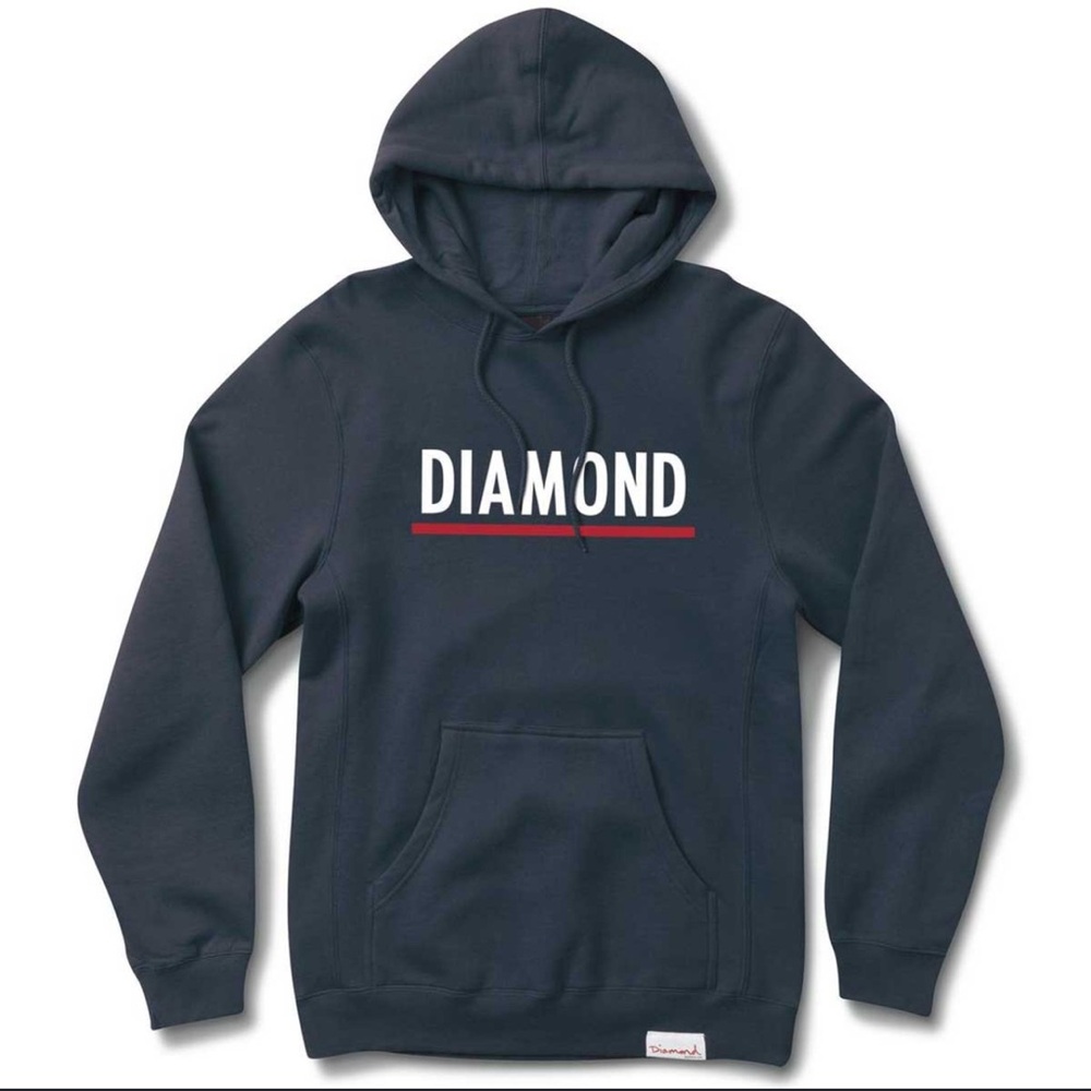 Diamond Supply Co Team Hoodies Sz L BNWT Navy (pic 2)
